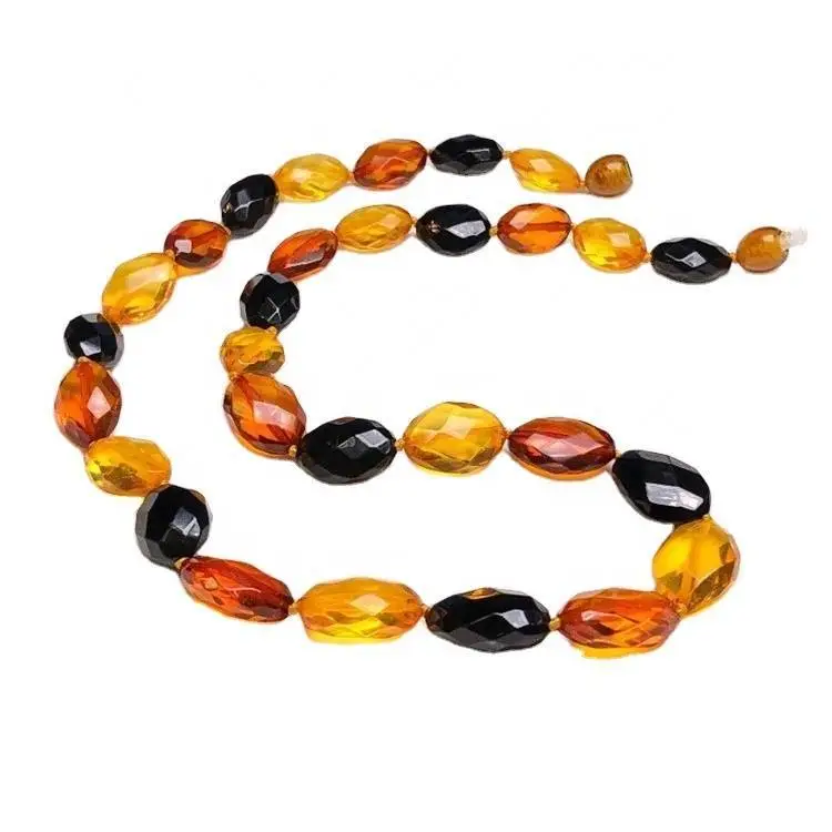 2021 new  design fashion amber necklace 1