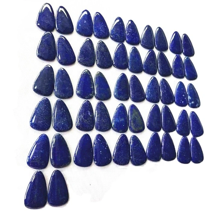 Prachtige Lapis Lazuli CabochOn Pair Gemstone Handmade CabochOn Match Pair Lapis Sieraden Stones 1