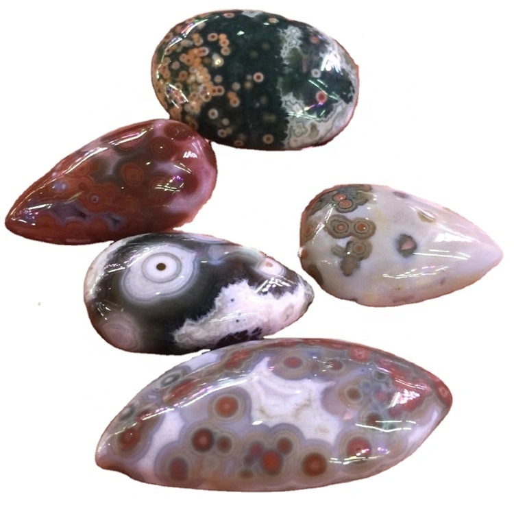 OCEAN JASPER CABOCHON OVAL SHAPE OCEAN JASPER GEMSTONE CABOCHON JASPER 1