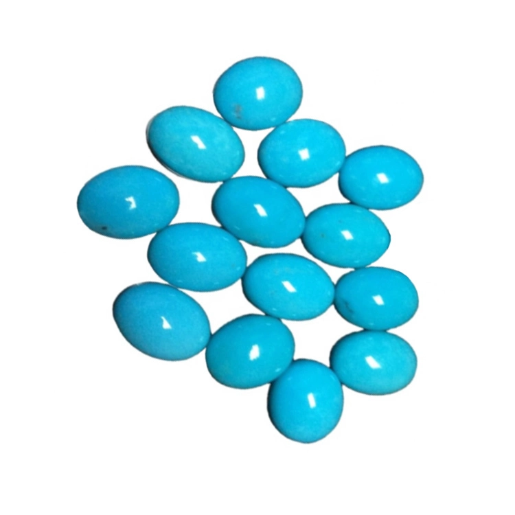 sliepende skientme turquoise ovaal natuerlik sliepende skientme turquoise ovale cabochon losse sliepende skientme turquoise 1