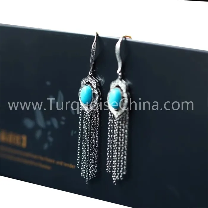 genuine turquoise earrings at Wholesale Prices | ZH Gems 5