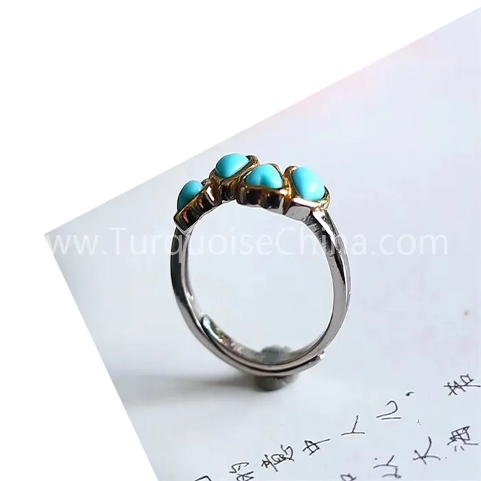 ZH Gems | Pêşkêşkirina guharên turquoise stud bi kalîte baş 5