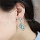 OEM & ODM turkoois oorbelle Pryslys | ZH juwele 3