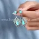 OEM & ODM turkoois oorbelle Pryslys | ZH juwele 4