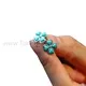 ʻoihana apo pepeiao uliuli turquoise maikaʻi loa | ʻO nā pōhaku makamae ZH 2