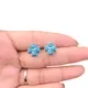 ʻoihana apo pepeiao uliuli turquoise maikaʻi loa | ʻO nā pōhaku makamae ZH 5