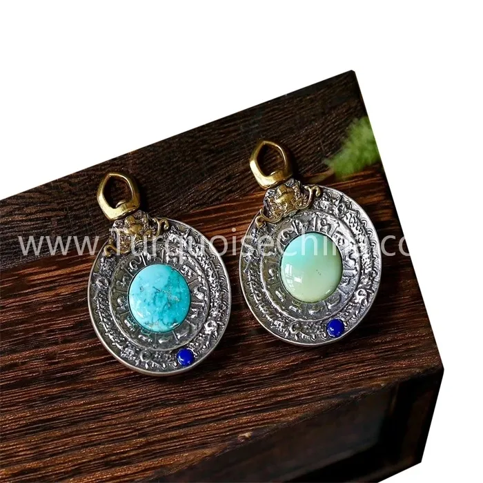 Custom nga talagsaon nga turquoise pendants supplier Manufacturer | ZH Mga Mutya 1