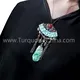 ក្រុមហ៊ុនផលិត ផ្គត់ផ្គង់ pendant turquoise ពិតប្រាកដផ្ទាល់ខ្លួន | ត្បូង ZH 4
