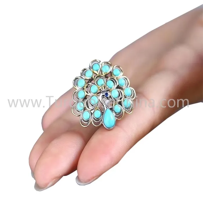 Custom mens turquoise singsing suplay Manufacturer | ZH Mga Mutya 1