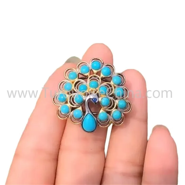 Custom mens turquoise singsing suplay Manufacturer | ZH Mga Mutya 3