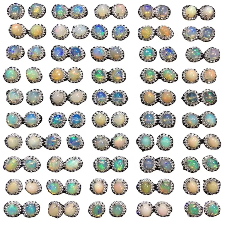Custom mosaic earrings business Manufacturer | ZH Gems 1