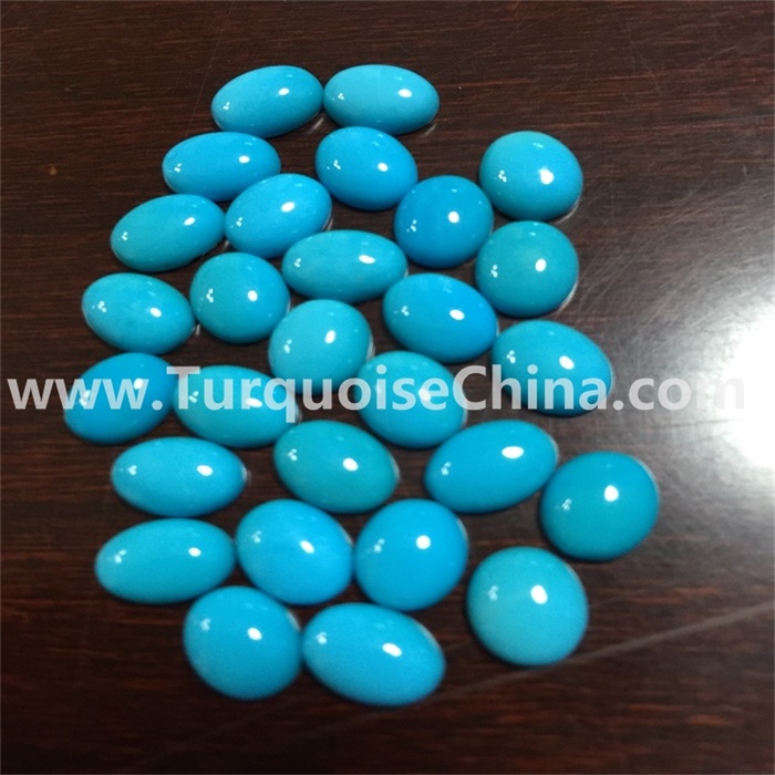 ZH Gems best sleeping beauty turquoise cabochon professional supplier for jewellery making 3