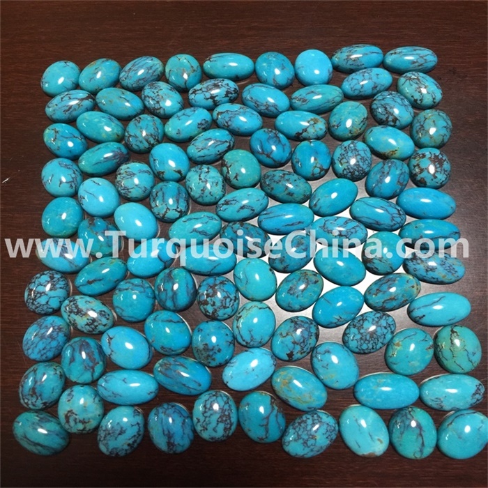 best natural turquoise cabochon supplier for jewellery making 2