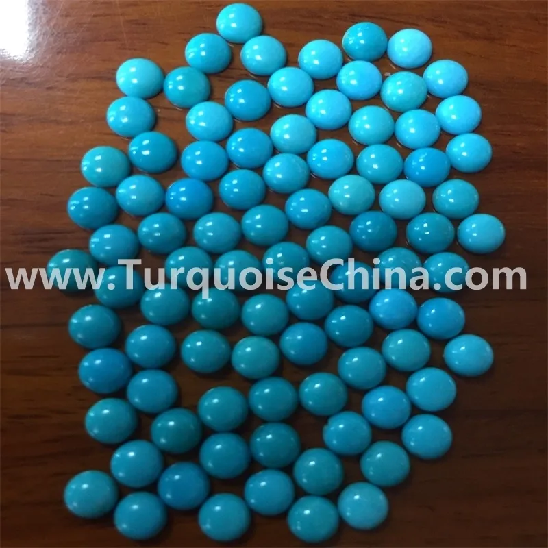 ZH fadaka | nla adayeba turquoise cabochon olupese 1