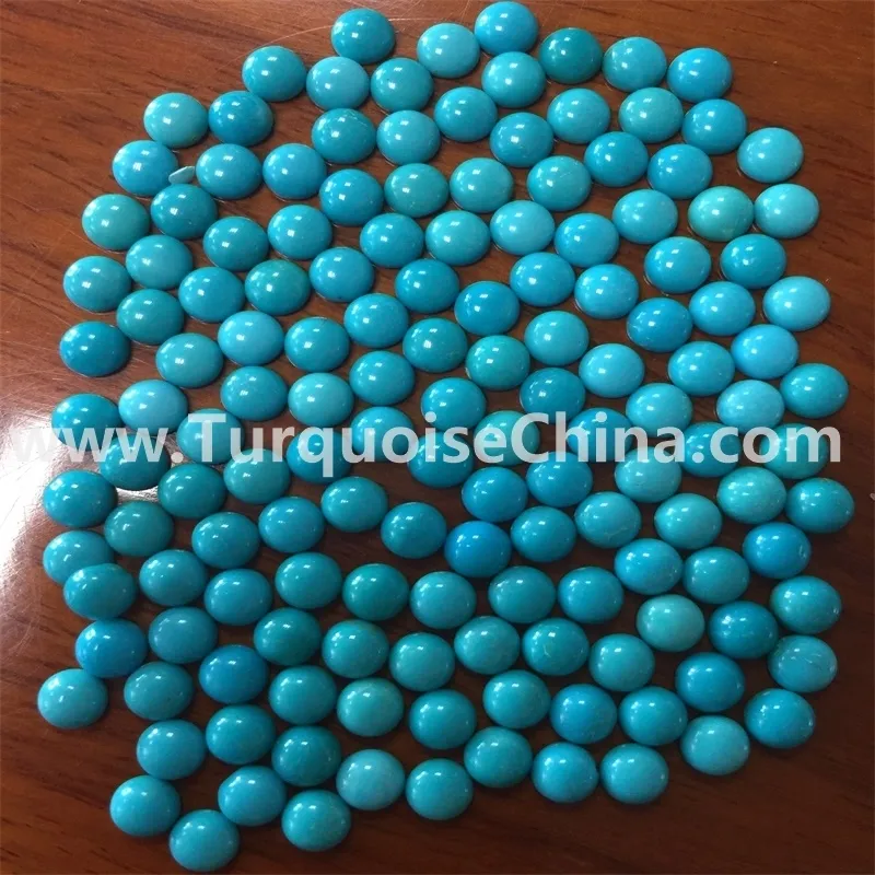 ZH fadaka | nla adayeba turquoise cabochon olupese 2