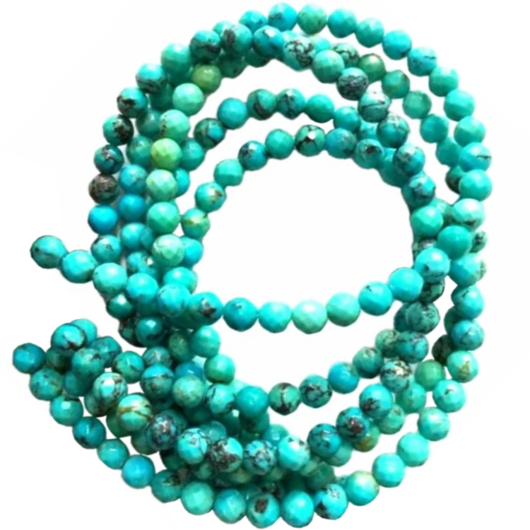 Li-terquoise tsa tlhaho tse nang le li-parmstone li ne li le boholo ba linaoa tse fapaneng 18