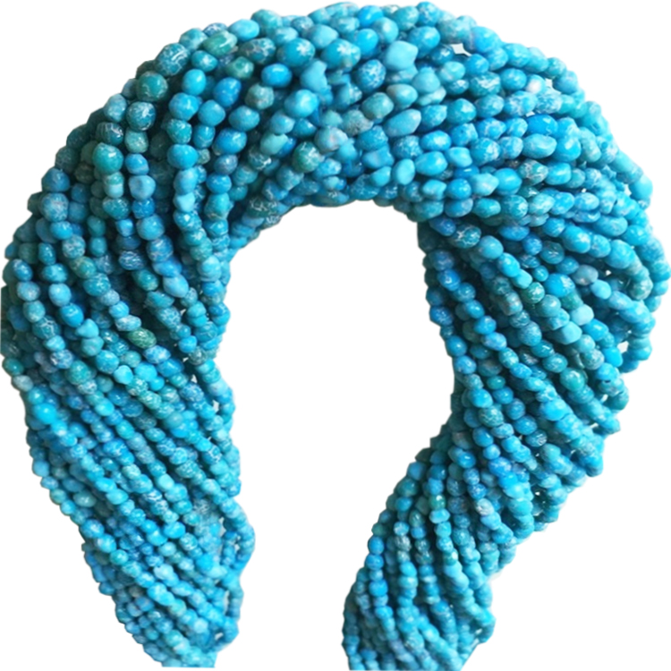 Electrolysis technology treatment turquoise chips beadswholesale 18