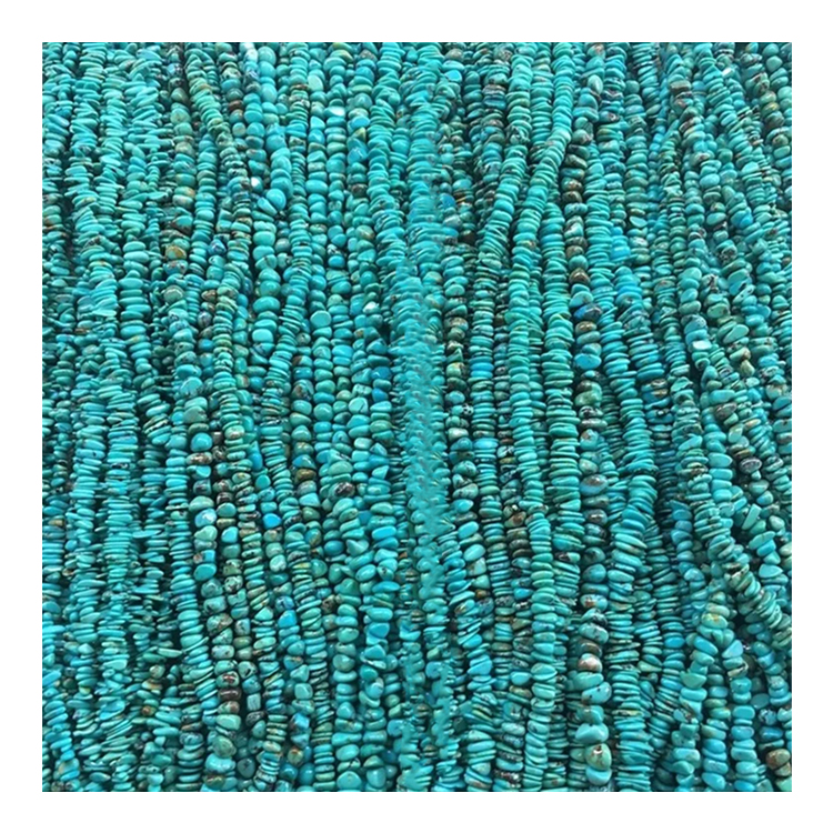 കിംഗ്മാൻ ടർക്കോയ്സ് പരുക്കൻ ചിപ്സ്, അരിസോണ ടർക്കോയ്സ് ചിപ്സ് ബീഡുകൾ 18