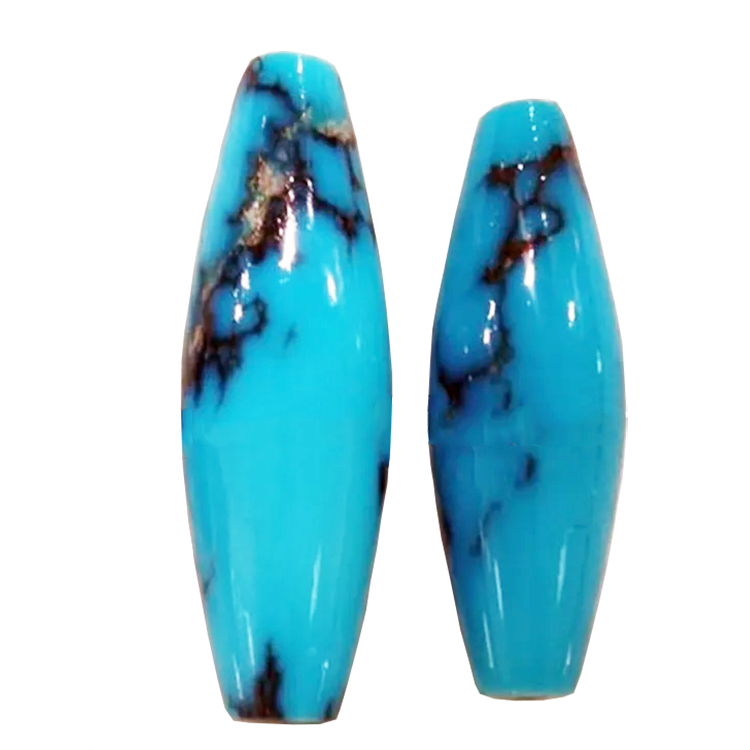 Natural turquoise 5mm Irregular stone 16 inch necklace Unique Gifts for Women Handmade Gift 18