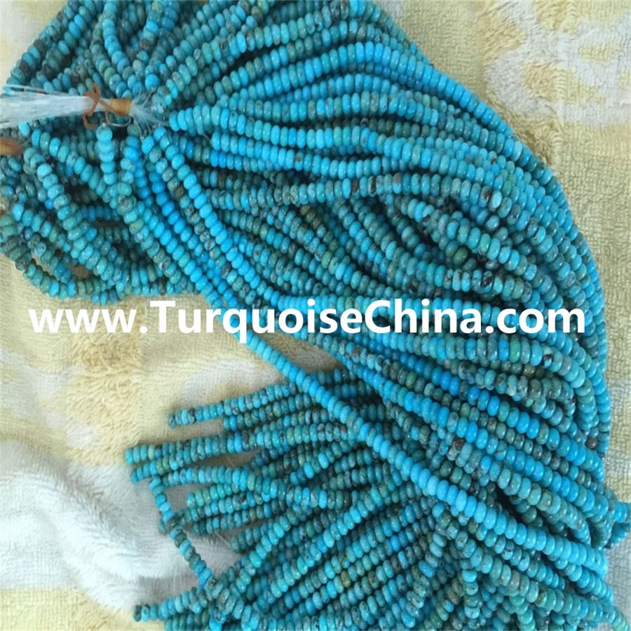 Turquoise Żibeġ Rondelle & Turquoise Abacus żibeġ dehbijiet 6