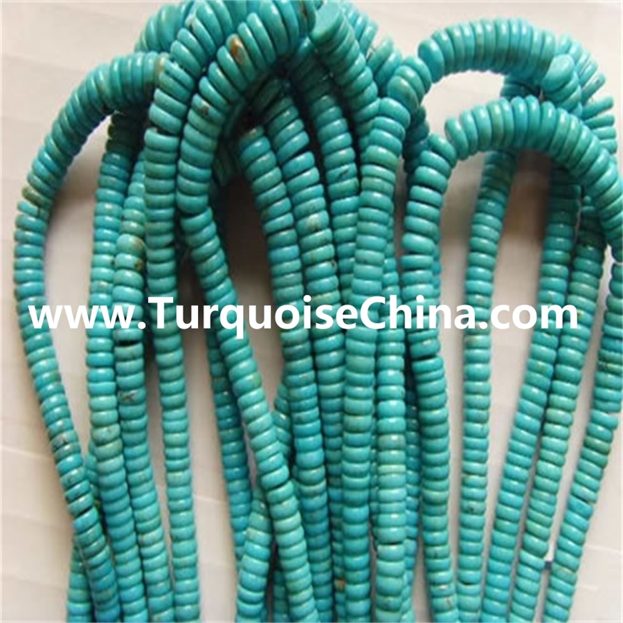 Turquoise Żibeġ Rondelle & Turquoise Abacus żibeġ dehbijiet 7