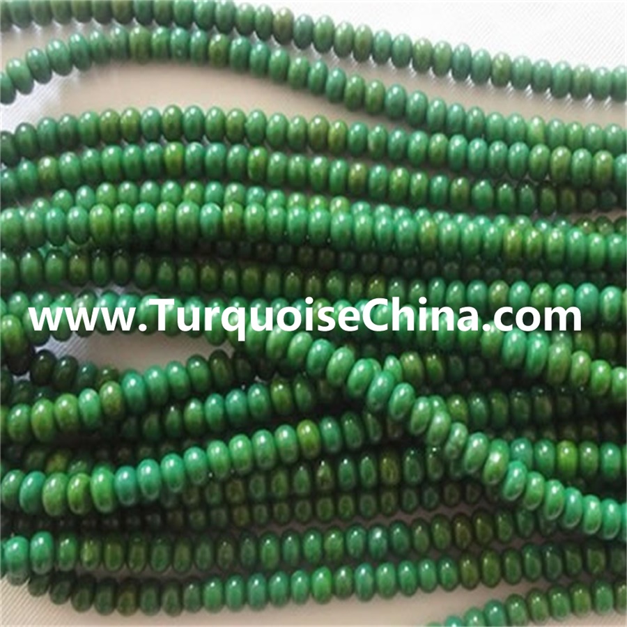 Turquoise Żibeġ Rondelle & Turquoise Abacus żibeġ dehbijiet 8