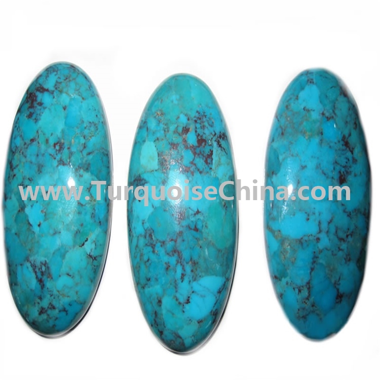 Cabochon ya kawaida ya cabochon, cabs ya kawaida ya turquoise. 11
