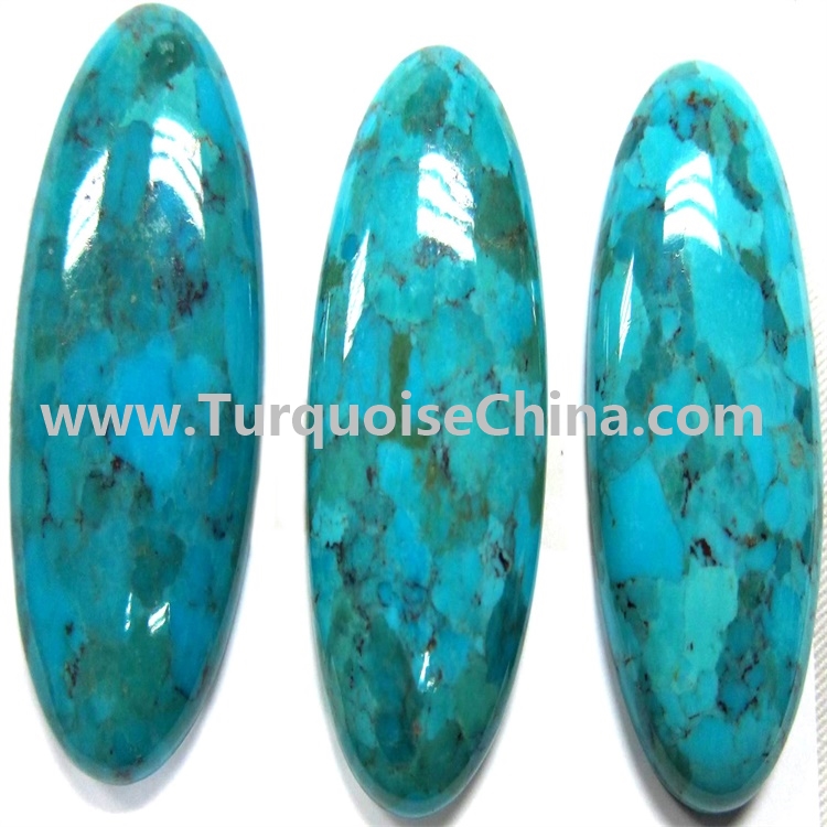 Natural Compressed Turquoise cabochon, naturally turquoise cabs 13