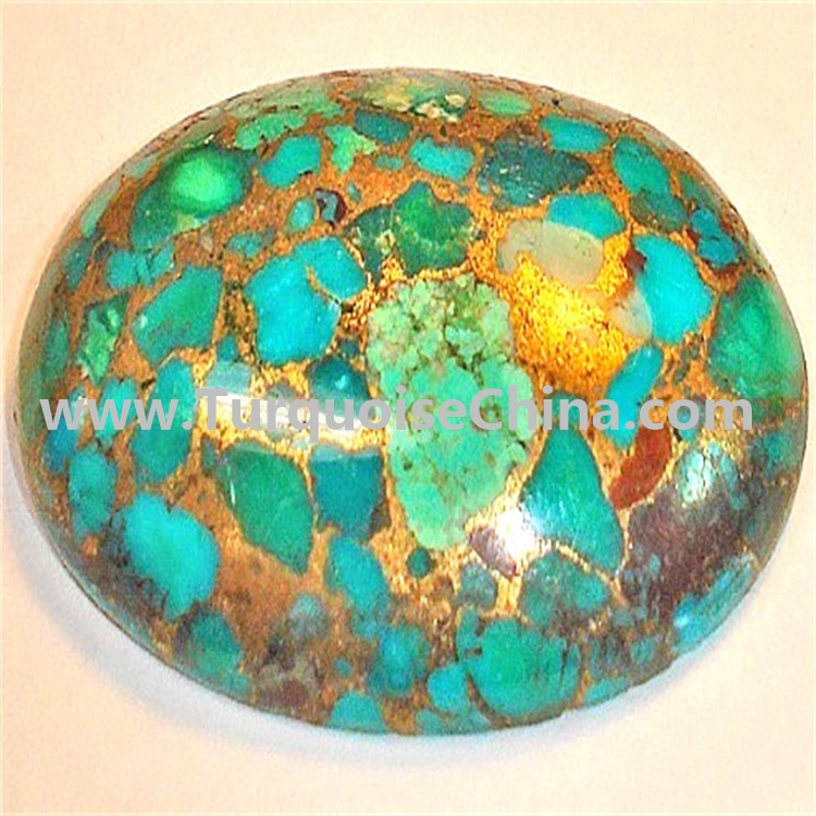 Cabochon ya kawaida ya cabochon, cabs ya kawaida ya turquoise. 14