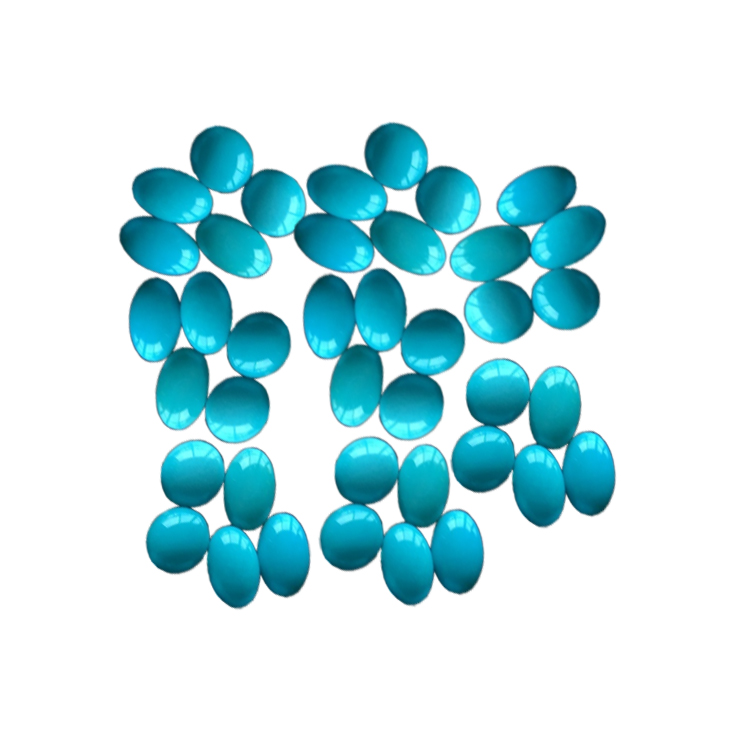 Turquoise oval cabochons jumla ya turquoise. 15