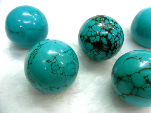 Turquoise bhora beads Wholesale 11