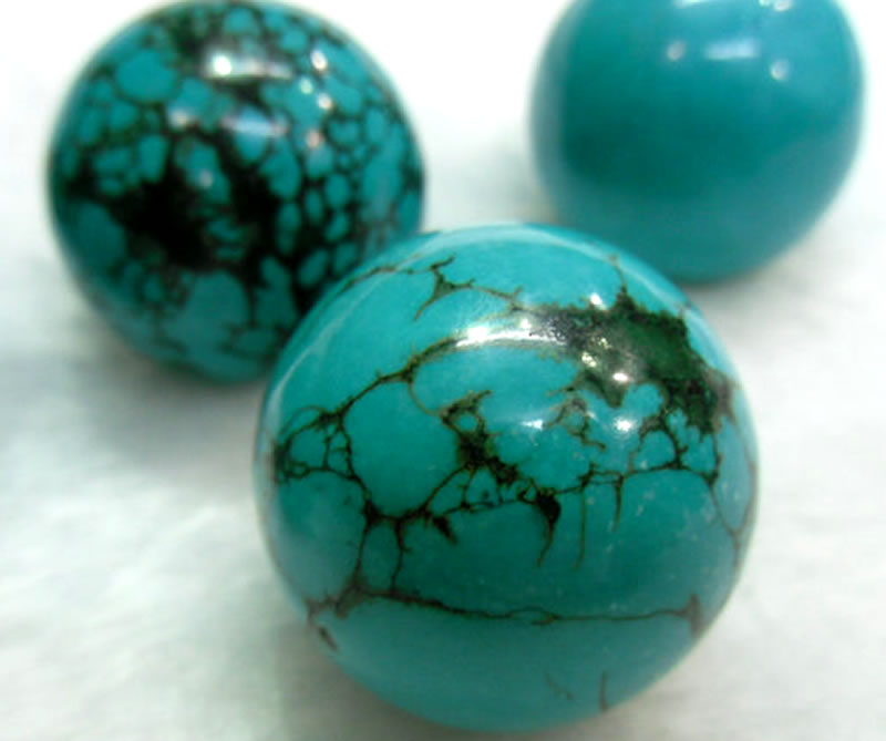 Turquoise bhora beads Wholesale 12