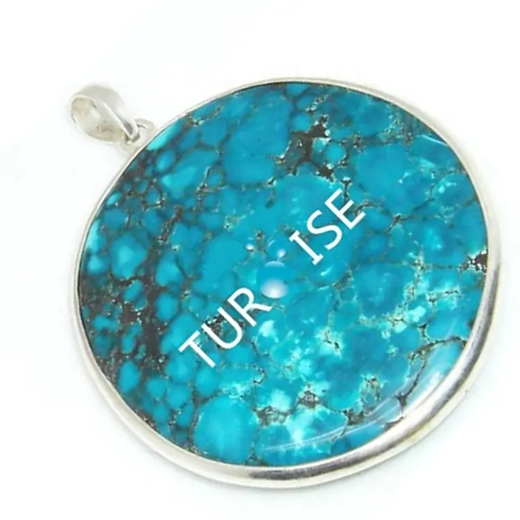 ZH Gems | ការផ្គត់ផ្គង់ pendant turquoise ពិតប្រាកដល្អបំផុត 1