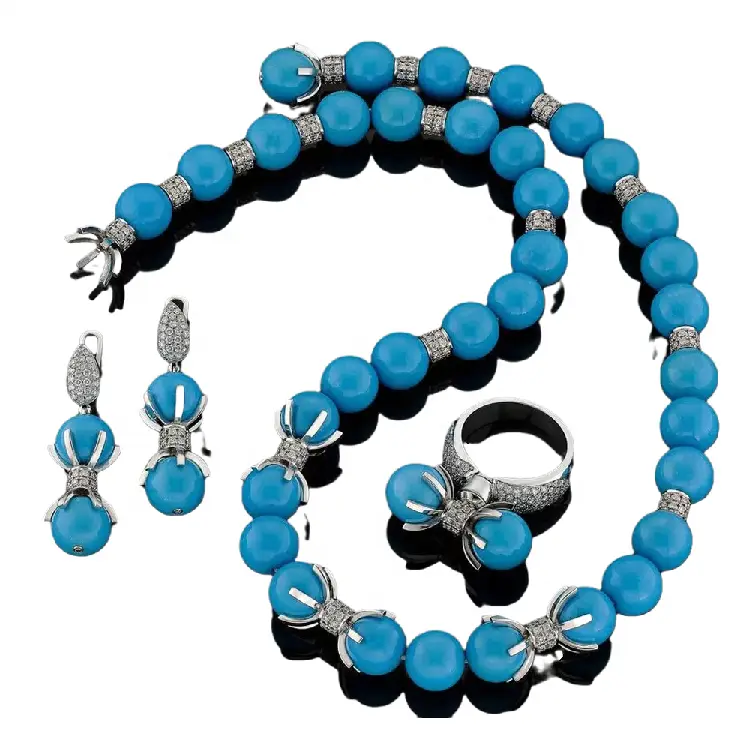 boleng bo botle nako e telele turquoise sefaha ka tšeptjoang morekisi | Matlotlo a ZH 5