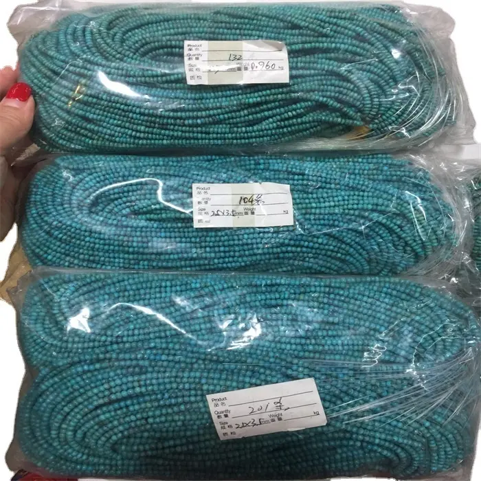 Aṣa turquoise awọn eerun fun inlay olupese olupese | Awọn okuta iyebiye ZH 5