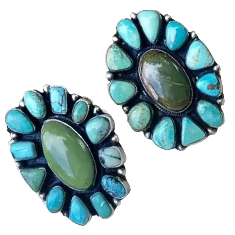 ZH Gems | таъмин ҳалқаҳои хурд turquoise бузург 4