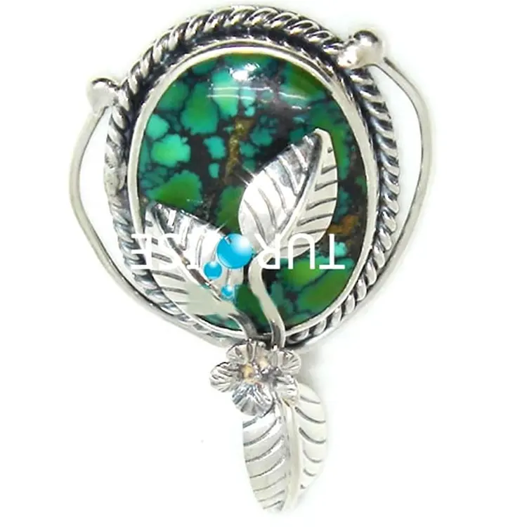 Custom nga tinuod nga turquoise pendant nga negosyo Manufacturer | ZH Mga Mutya 1