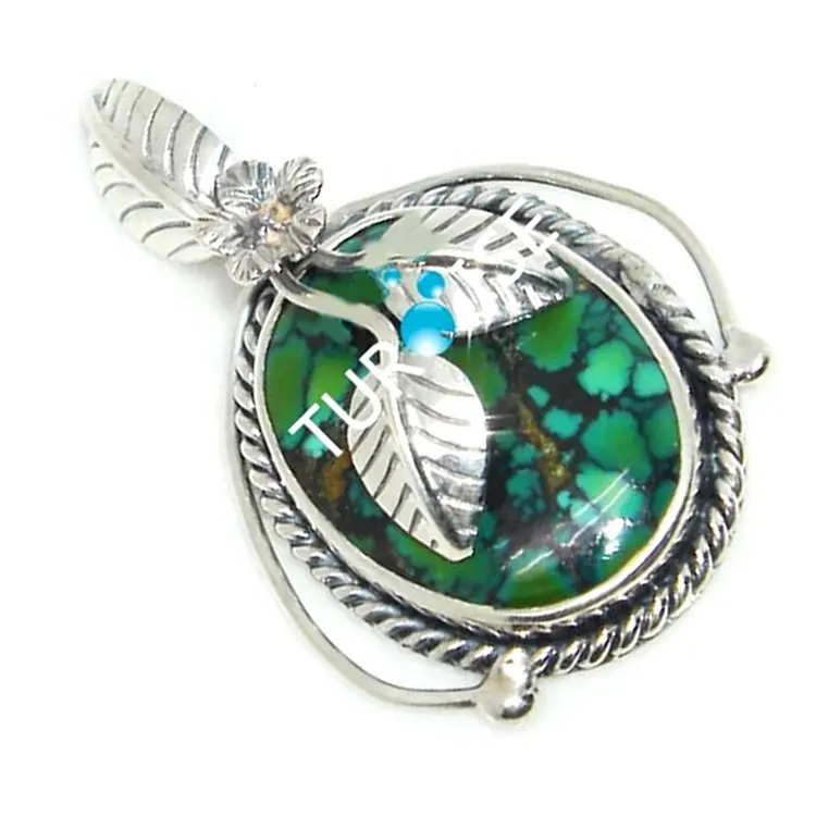 Custom nga tinuod nga turquoise pendant nga negosyo Manufacturer | ZH Mga Mutya 3