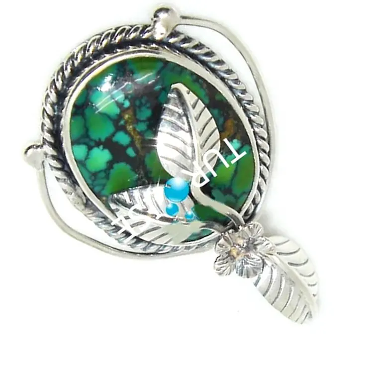 Custom nga tinuod nga turquoise pendant nga negosyo Manufacturer | ZH Mga Mutya 4