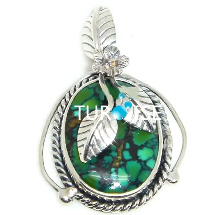 Custom nga tinuod nga turquoise pendant nga negosyo Manufacturer | ZH Mga Mutya 5