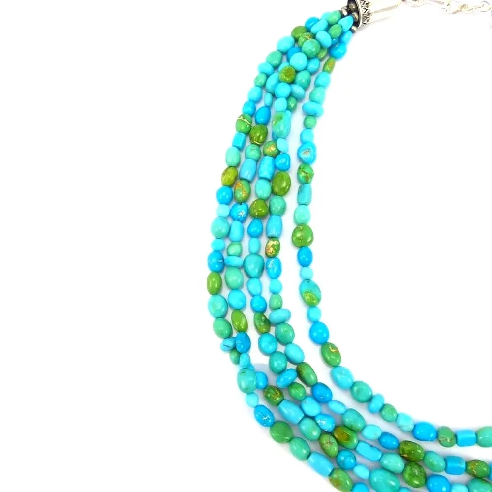 matahum nga dako nga turquoise nga kwintas suplay | ZH Mga Mutya 3
