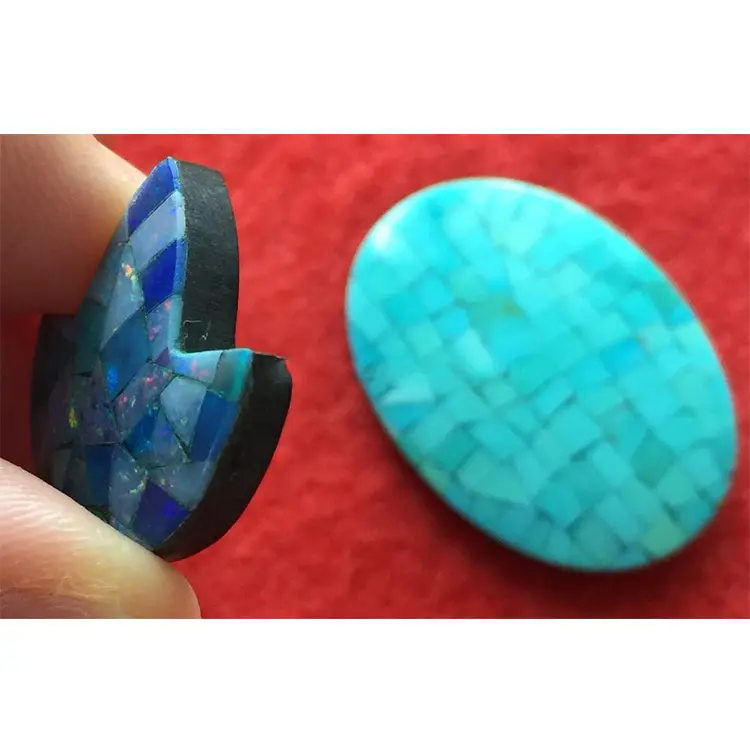 OEM & ODM tinuod nga turquoise cabochon Price List | ZH Mga Mutya 4