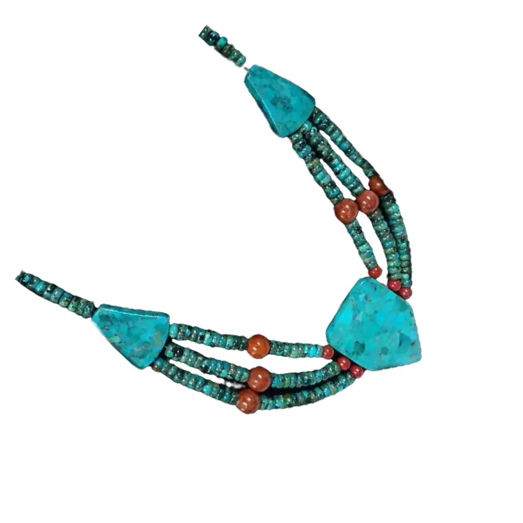 ខ្សែក turquoise ក្នុងតម្លៃលក់ដុំ | ZH ត្បូង 3