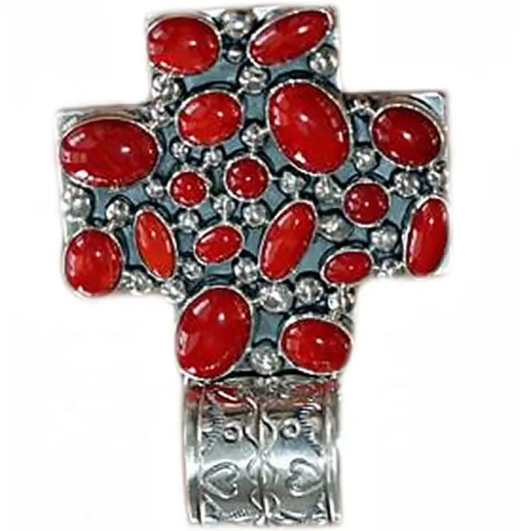 ZH Gems excellent turquoise cross supplier for jewelry store 2