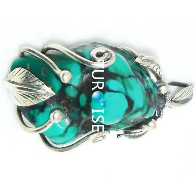 ZH Gems genuine turquoise pendant supplier for jewelry supplier 1