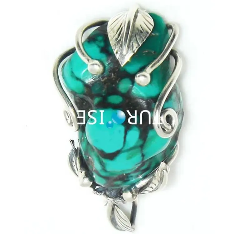 ZH Gems genuine turquoise pendant supplier for jewelry supplier 2