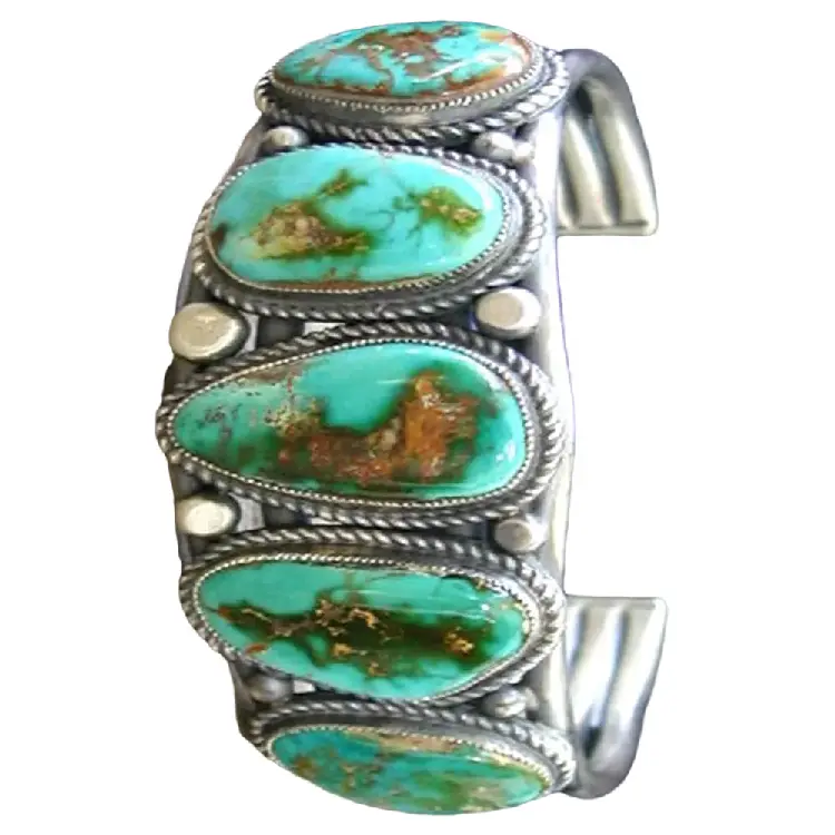 top quality genuine turquoise bracelet business for jewelry industry 2