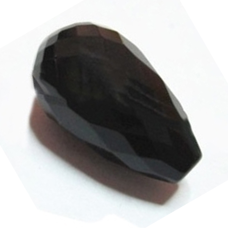 Wholesale perlas de piedras preciosas sueltas Black Onyx Drop-Water Beads 37