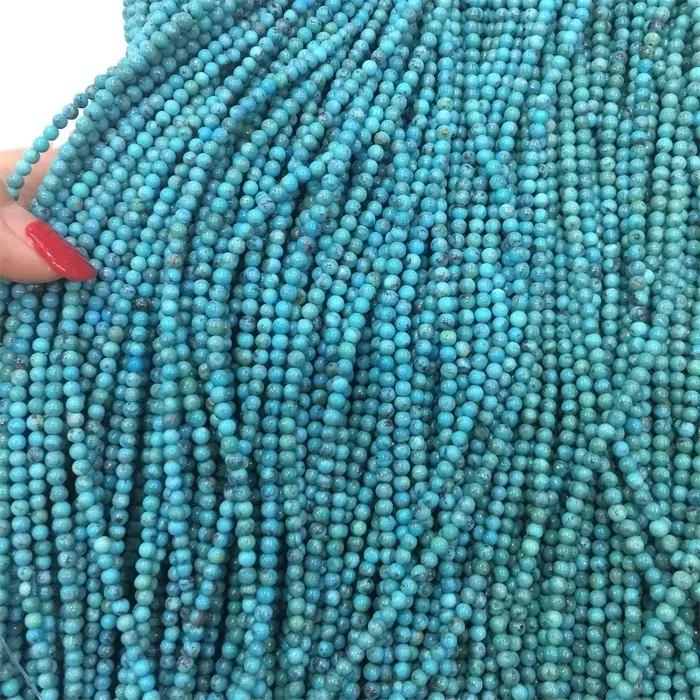 ZH Gems 4mm lava beads supplier for jewelry making 3