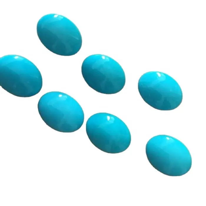 ZH Gems beautiful turquoise beads natural supply for ring 1